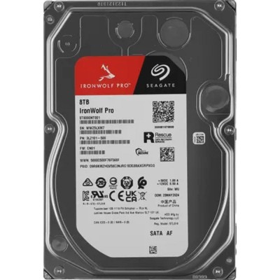 Жесткий диск 8TB Seagate Ironwolf Pro (ST8000NT001) SATA 6.0Gb/s, 7200 rpm, 256mb buffer, 3.5 Жесткий диск 8TB Seagate Ironwolf Pro (ST8000NT001) SATA 6.0Gb/s, 7200 rpm, 256mb buffer, 3.5