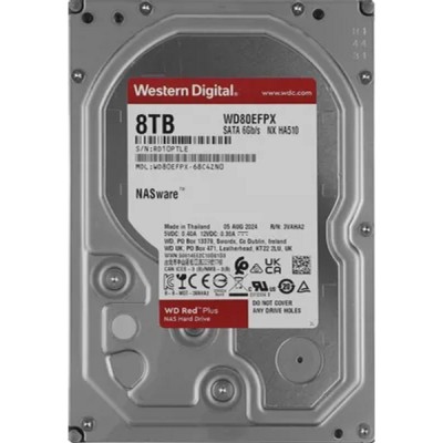 Жесткий диск 8TB WD Red Plus WD80EFPX SATA3 Жесткий диск 8TB WD Red Plus WD80EFPX SATA3