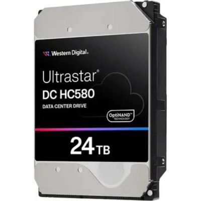 Жесткий диск 24Tb WD Ultrastar DC HC580 SATA 6Gb/s, 7200 rpm, 512mb buffer, 3.5 Жесткий диск 24Tb WD Ultrastar DC HC580 SATA 6Gb/s, 7200 rpm, 512mb buffer, 3.5