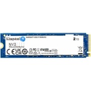 накопитель Kingston SSD NV3, 2000GB, M.2(22x80mm), NVMe, PCIe 4.0 x4, 3D TLC SNV3S/2000G