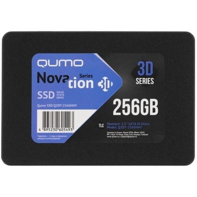 накопитель QUMO SSD 256GB QM Novation Q3DT-256GHHY SATA3.0 накопитель QUMO SSD 256GB QM Novation Q3DT-256GHHY SATA3.0