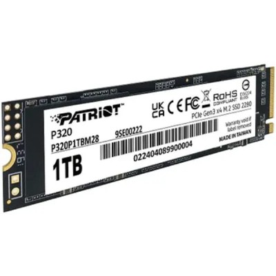носитель информации SSD Patriot PCIe 3.0 x4 1TB P320P1TBM28 P320 M.2 2280 носитель информации SSD Patriot PCIe 3.0 x4 1TB P320P1TBM28 P320 M.2 2280