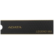 накопитель A-DATA SSD 500GB LEGEND 860 SLEG-860-500GCS PCI-E 4.0 x4, up to 5000/3000Mbs, 3D NAND, 160TBW, NVMe 1.4, 22x80mm, радиатор