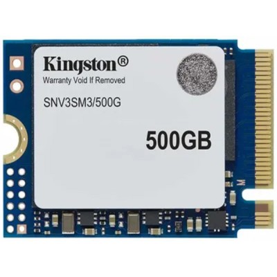 накопитель Kingston SSD NV3, 500GB, M.2(22x30mm), NVMe, PCIe 4.0 x4, 3D TLC, SNV3SM3/500G накопитель Kingston SSD NV3, 500GB, M.2(22x30mm), NVMe, PCIe 4.0 x4, 3D TLC, SNV3SM3/500G