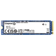 накопитель Kingston SSD NV3, 4000GB, M.2(22x80mm), NVMe, PCIe 4.0 x4, SNV3S/4000G