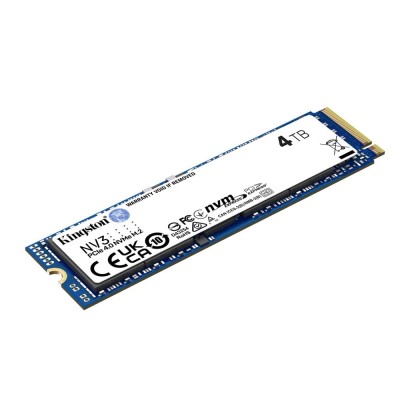 накопитель Kingston SSD NV3, 4000GB, M.2(22x80mm), NVMe, PCIe 4.0 x4, SNV3S/4000G накопитель Kingston SSD NV3, 4000GB, M.2(22x80mm), NVMe, PCIe 4.0 x4, SNV3S/4000G