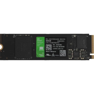 накопитель WD SSD 500GB WD Green SN3000, PCI-E 4.0 x4 M.2 2280, R/W - 5000/4100 MB/s накопитель WD SSD 500GB WD Green SN3000, PCI-E 4.0 x4 M.2 2280, R/W - 5000/4100 MB/s