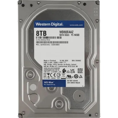 Жесткий диск 8TB WD Blue (WD80EAAZ) Serial ATA III, 5640 rpm, 256Mb buffer Жесткий диск 8TB WD Blue (WD80EAAZ) Serial ATA III, 5640 rpm, 256Mb buffer