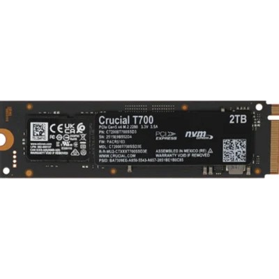 накопитель Твердотельный накопитель SSD Crucial T700 2TB PCIe Gen5 NVMe M.2 SSD CT2000T700SSD3 накопитель Твердотельный накопитель SSD Crucial T700 2TB PCIe Gen5 NVMe M.2 SSD CT2000T700SSD3