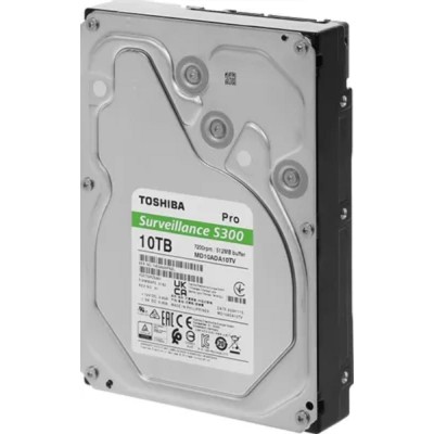 Жесткий диск 10TB Toshiba Surveillance S300 Pro (MD10ADA10TV) SATA 6.0Gb/s, 7200 rpm, 512Mb buffer, 3.5 Жесткий диск 10TB Toshiba Surveillance S300 Pro (MD10ADA10TV) SATA 6.0Gb/s, 7200 rpm, 512Mb buffer, 3.5