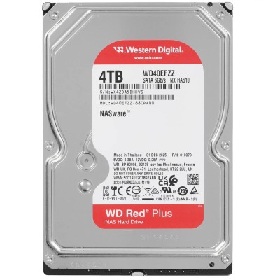 Жесткий диск 4TB WD Red Plus WD40EFZZ 3.5 Жесткий диск 4TB WD Red Plus WD40EFZZ 3.5