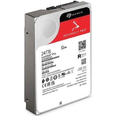 Жесткий диск 24TB Seagate Ironwolf Pro (ST24000NT002) SATA 6 Гбит/с, 7200 rpm, 256mb buffer, для NAS Жесткий диск 24TB Seagate Ironwolf Pro (ST24000NT002) SATA 6 Гбит/с, 7200 rpm, 256mb buffer, для NAS