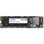 накопитель CBR SSD-512GB-M.2-BS24b-AIO-V2, Внутренний SSD-накопитель, 512 GB, M.2 2280, PCIe 3.0 x4, NVMe 1.3, 3D TLC NAND Сборка AiO V2