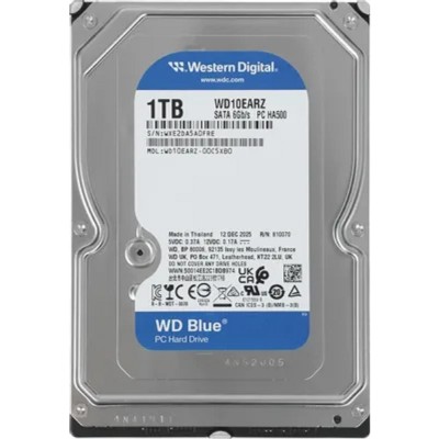 Жесткий диск 1TB WD Blue (WD10EARZ) Serial ATA III, 5400 rpm, 64Mb buffer Жесткий диск 1TB WD Blue (WD10EARZ) Serial ATA III, 5400 rpm, 64Mb buffer