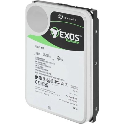 Жесткий диск 12TB Seagate Exos X24 (ST12000NM002H) SATA 6Gb/s, 7200 rpm, 512mb buffer, 3.5 Жесткий диск 12TB Seagate Exos X24 (ST12000NM002H) SATA 6Gb/s, 7200 rpm, 512mb buffer, 3.5