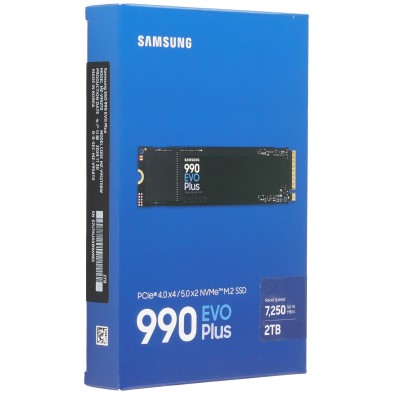 накопитель Samsung SSD 2Tb 990 EVO Plus M.2 MZ-V9S2T0B/AM NVMe 2.0, PCIe 4.0 x4, V-NAND TLC накопитель Samsung SSD 2Tb 990 EVO Plus M.2 MZ-V9S2T0B/AM NVMe 2.0, PCIe 4.0 x4, V-NAND TLC