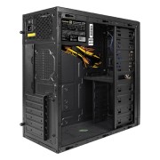 Корпуса Exegate EX272729RUS Корпус MiditowerXP-330U Black, ATX, <XP500, Black,120mm>, 2*USB+2*USB3.0, Audio