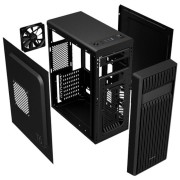Корпус Miditower Zalman ZM-T6 (ATX, Black, без БП)