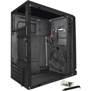 Корпуса Exegate EX283058RUS Корпус Minitower ExeGate BAA-106 Black, mATX, <AAA400, 80mm>, 2*USB, Audio