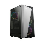 Корпус ZALMAN S4 Plus, без БП, боковое окно (акрил), черный, ATX
