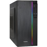 Корпуса Exegate EX287884RUS ExeGate mEVO-9302-RGB-500W-12 (mATX, БП 500NPX с вент. 12см, 2*USB+1*USB3.0, HD аудио, черный с RGB подсветкой)