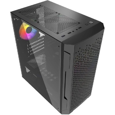 Корпус Powercase CMIMZB-L3 Корпус Mistral Micro Z3B Mesh LED, Tempered Glass, 2x 140mm + 1х 120mm 5-color fan, чёрный, mATX (CMIMZB-L3) Корпус Powercase CMIMZB-L3 Корпус Mistral Micro Z3B Mesh LED, Tempered Glass, 2x 140mm + 1х 120mm 5-color fan, чёрный, mATX (CMIMZB-L3)