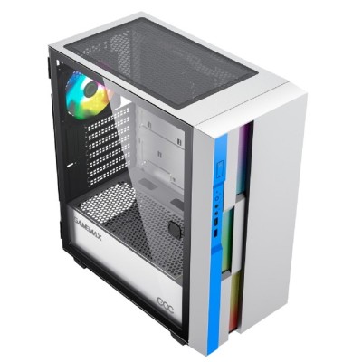 Корпуса GameMax Корпус Brufen C3 WB без БП, MidiT, ATX, Бело-гол, Зак. стекл., USB 3.0, 1*120; 1*140мм вент. Корпуса GameMax Корпус Brufen C3 WB без БП, MidiT, ATX, Бело-гол, Зак. стекл., USB 3.0, 1*120; 1*140мм вент.