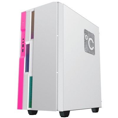 Корпуса GameMax Корпус Brufen C3 WP без БП, MidiT, ATX, Бело-роз, Зак. стекл., USB 3.0, 1*120; 1*140мм вент. Корпуса GameMax Корпус Brufen C3 WP без БП, MidiT, ATX, Бело-роз, Зак. стекл., USB 3.0, 1*120; 1*140мм вент.