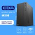 Корпус CBR Корпус mATX Minitower MX08, без БП, 2*USB 2.0, HD Audio+Mic, Black PCC-MATX-MX08-WPSU Корпус CBR Корпус mATX Minitower MX08, без БП, 2*USB 2.0, HD Audio+Mic, Black PCC-MATX-MX08-WPSU