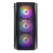 Корпус 1STPLAYER Корпус FIREBASE X3-M Black / mATX, TG / 4x120mm LED fans inc. / X3-M-BK-4F1