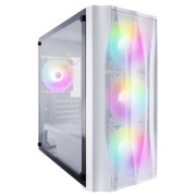 Корпус 1STPLAYER Корпус FIREBASE X3-M White / mATX, TG / 4x120mm LED fans inc. / X3-M-WH-4F1-W