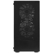 Корпус 1STPLAYER Корпус FIREBASE X4-M Black / mATX, TG / 1x120mm & 2x140mm LED fans inc. / X4-M-BK-2F1P-1F1