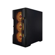 Корпус 1STPLAYER Корпус TRILOBITE T3 Black / mATX, TG / 4x 120mm LED fans inc. / T3-BK-4F1