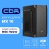 Корпус CBR Корпус mATX Minitower MX10, c БП PSU-ATX400-12EC (400W/120mm), 2*USB 2.0, HD Audio+Mic, Black PCC-MATX-MX10-400W Корпус CBR Корпус mATX Minitower MX10, c БП PSU-ATX400-12EC (400W/120mm), 2*USB 2.0, HD Audio+Mic, Black PCC-MATX-MX10-400W