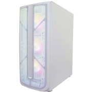 Корпус 1STPLAYER FIREBASE X4 White / ATX, TG / 4x120mm LED fans inc. / X4-WH-4F1-W