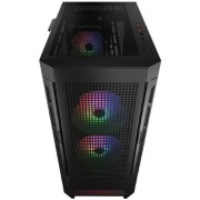 Корпуса Cougar Airface RGB Black, 2х140мм + 1x120mm ARGB Fan, ARGB Fan Hub, без БП, черный, ATX
