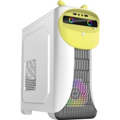 Корпуса GameMax Корпус Cute OWL W-Y без БП (Midi Tower, ATX, Бело-желтый, 1*USB3.0 + 2*USB2.0, 2*120мм) Корпуса GameMax Корпус Cute OWL W-Y без БП (Midi Tower, ATX, Бело-желтый, 1*USB3.0 + 2*USB2.0, 2*120мм)