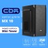 Корпус CBR Корпус mATX Minitower MX10, c БП PSU-ATX400-08EC (400W/80mm), 2*USB 2.0, HD Audio+Mic, Black PCC-MATX-MX10-400W2 Корпус CBR Корпус mATX Minitower MX10, c БП PSU-ATX400-08EC (400W/80mm), 2*USB 2.0, HD Audio+Mic, Black PCC-MATX-MX10-400W2