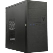 Корпус ES555BK PM-450ATX U3*2+TypeC*2+2*combo Audio; intrusion switch; power button lock; Extra 2xHDD cage; plastic screwless parts 6188250