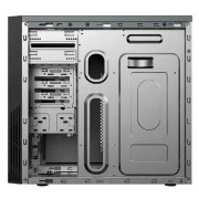 Корпус ES555BK PM-450ATX U3*2+TypeC*2+2*combo Audio; intrusion switch; power button lock; Extra 2xHDD cage; plastic screwless parts 6188250