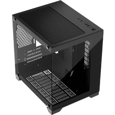 Корпус 1STPLAYER MEGAVIEW MV5-T Black / mATX / MV5-TP-BK Корпус 1STPLAYER MEGAVIEW MV5-T Black / mATX / MV5-TP-BK