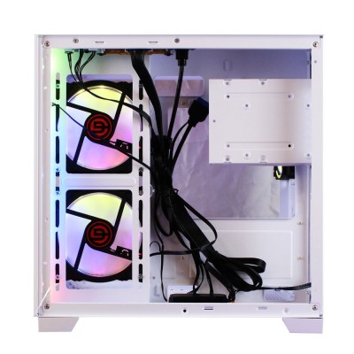 корпус Ginzzu V450 RGB Белый CRC6 FAN12CM RGB*3 корпус Ginzzu V450 RGB Белый CRC6 FAN12CM RGB*3