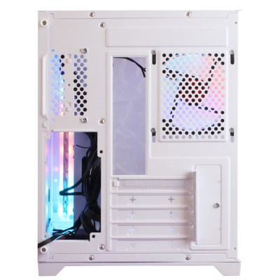 корпус Ginzzu V450 RGB Белый CRC6 FAN12CM RGB*3 корпус Ginzzu V450 RGB Белый CRC6 FAN12CM RGB*3