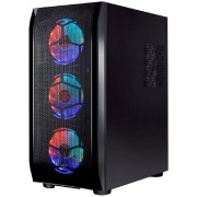 корпус Ginzzu GL300 FAN 12CM RGB*4 USB3.0 Window