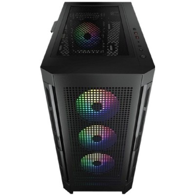 Корпуса Cougar Airface Pro RGB Black 4x120MM ARGB FAN, ARGB FAN HUB, БЕЗ БП, ЧЕРНЫЙ, E-ATX Корпуса Cougar Airface Pro RGB Black 4x120MM ARGB FAN, ARGB FAN HUB, БЕЗ БП, ЧЕРНЫЙ, E-ATX