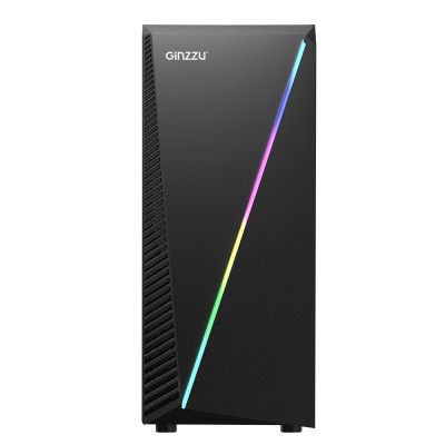 корпус Ginzzu SL150 панель с RGB подсветкой корпус Ginzzu SL150 панель с RGB подсветкой