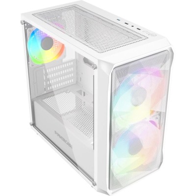 Корпус Powercase Mistral Micro A3W ARGB, Tempered Glass, 2x 140mm ARGB PWM+1x 120mm ARGB PWM, белый, mATX (CMMAW-A3) Корпус Powercase Mistral Micro A3W ARGB, Tempered Glass, 2x 140mm ARGB PWM+1x 120mm ARGB PWM, белый, mATX (CMMAW-A3)