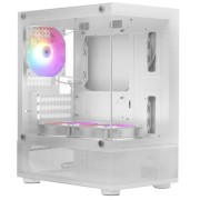 Корпус 1STPLAYER MIKU Mi2-A White / mATX / 3x120mm LED fans / Mi2-A-WH-2F1R-W-1F1-W