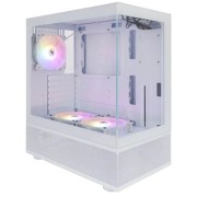 Корпус 1STPLAYER MIKU Mi7-A White / ATX / 3x120mm LED fans / Mi7-A-WH-2F1R-W-1F1-W