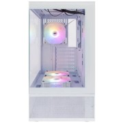 Корпус 1STPLAYER MIKU Mi7-A White / ATX / 3x120mm LED fans / Mi7-A-WH-2F1R-W-1F1-W